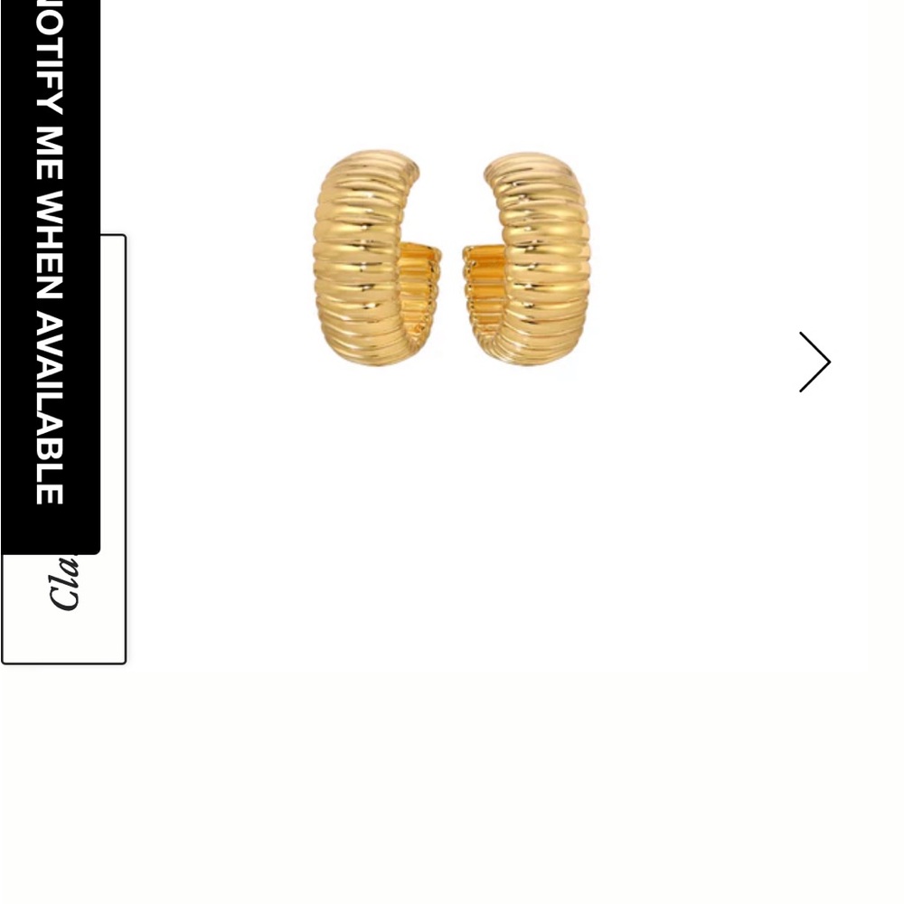 Heaven Mayhem Haze Gold Earing